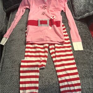 Old Navy Pink and Cream Pajama Top